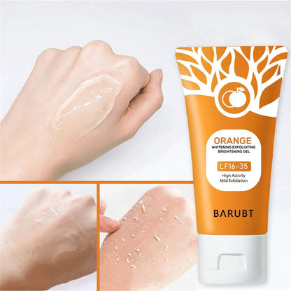 Orange Scented Exfoliator Clear Gel