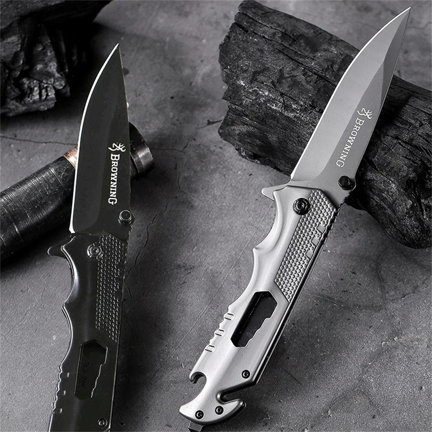 BM 5-in-1 Survival Folding Tool Multitool