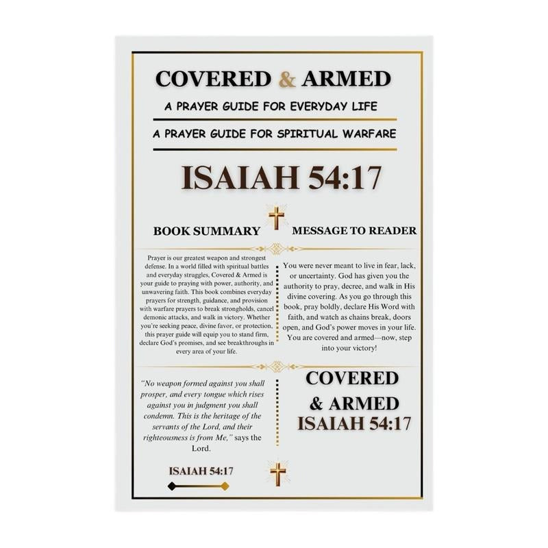 ARMEDINGRACE – Covered & Armed Prayer Book