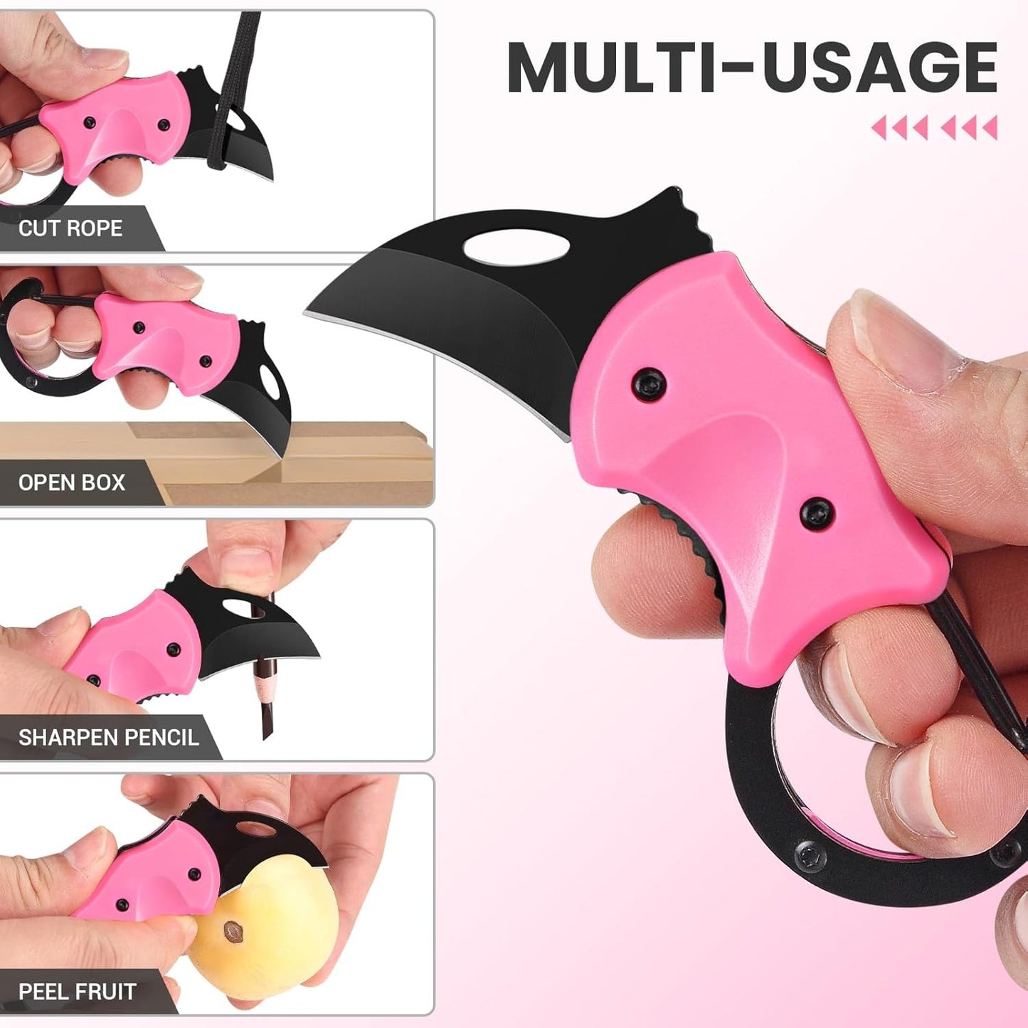 Pink Pocket Blade – Style Meets Strength in Your Pocket!
