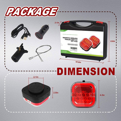 Wireless Trailer Lights Kit — Light Up Your Hauling, Anywhere!