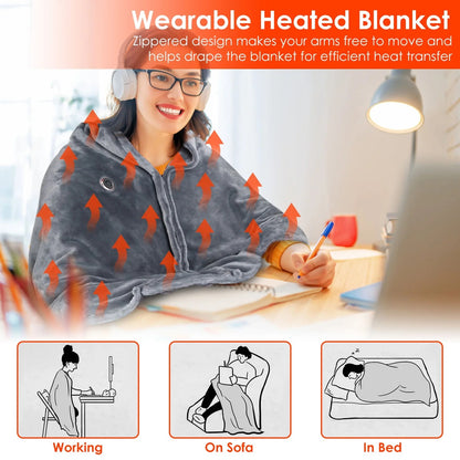 HEATED SHAWL – Cozy Warmth & All-Day Comfort