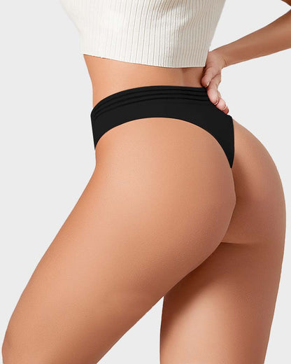 Comfy Cotton Low-Rise Thong Panty (3 PACK)