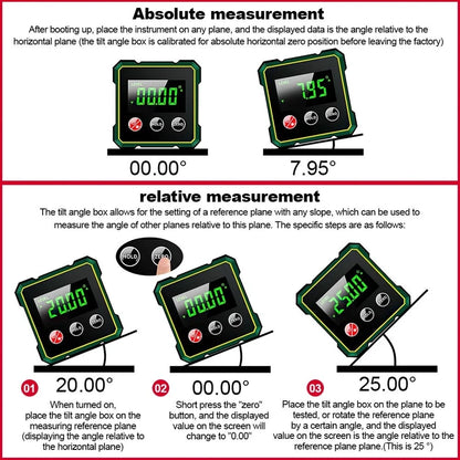 High Precision Dual Laser Digital Inclinometer