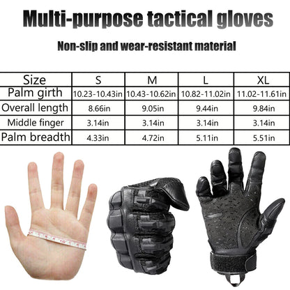 Tactical Thicken Hard Knuckles Gloves