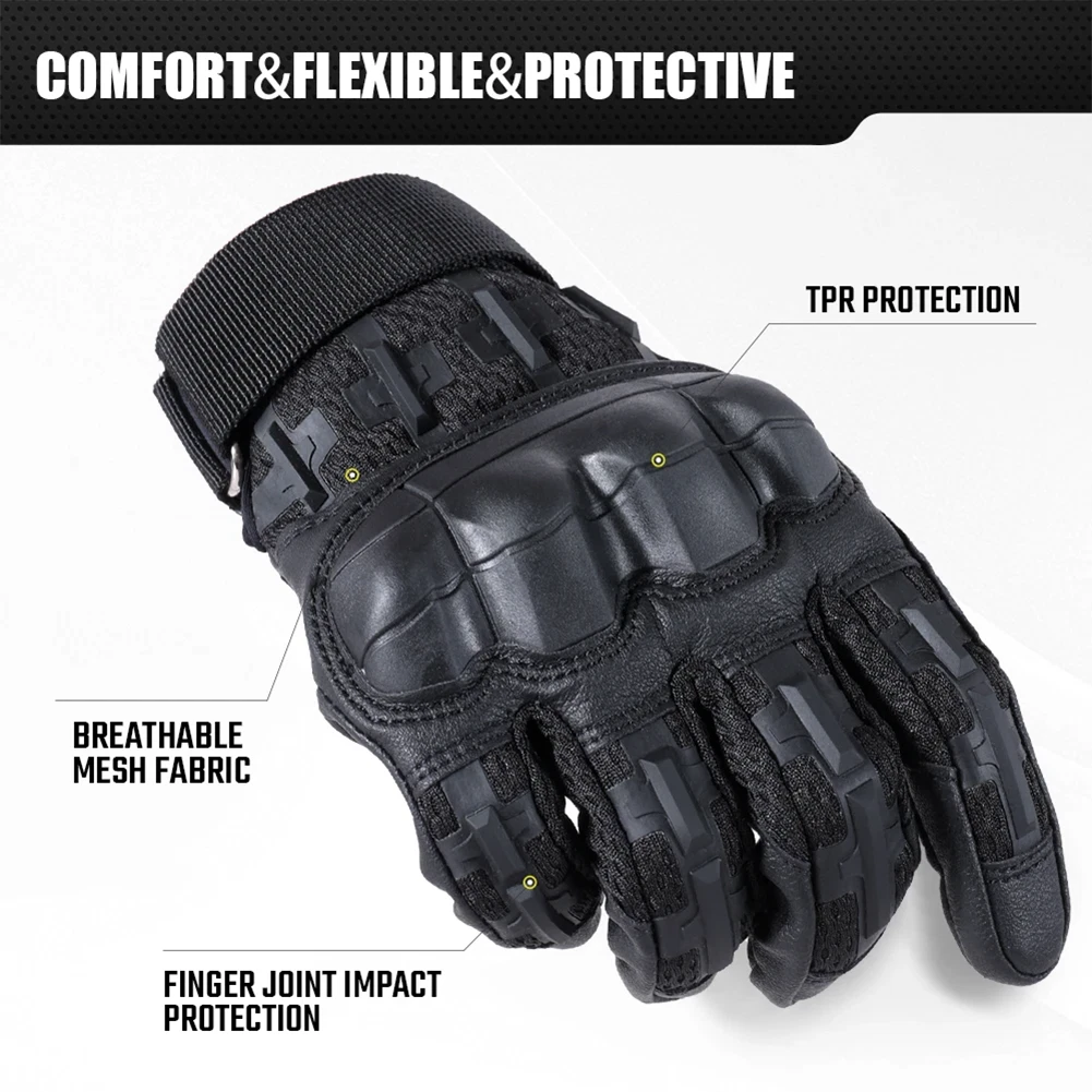 Tactical Thicken Hard Knuckles Gloves