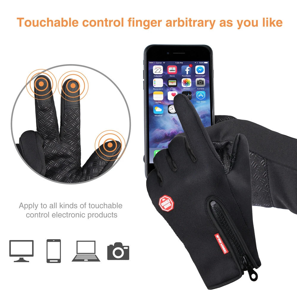 HeatGloves – 2Pcs Waterproof Thermal Touchscreen Winter Gloves