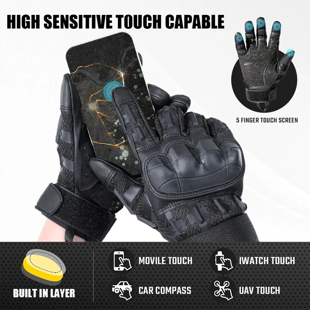 Tactical Thicken Hard Knuckles Gloves