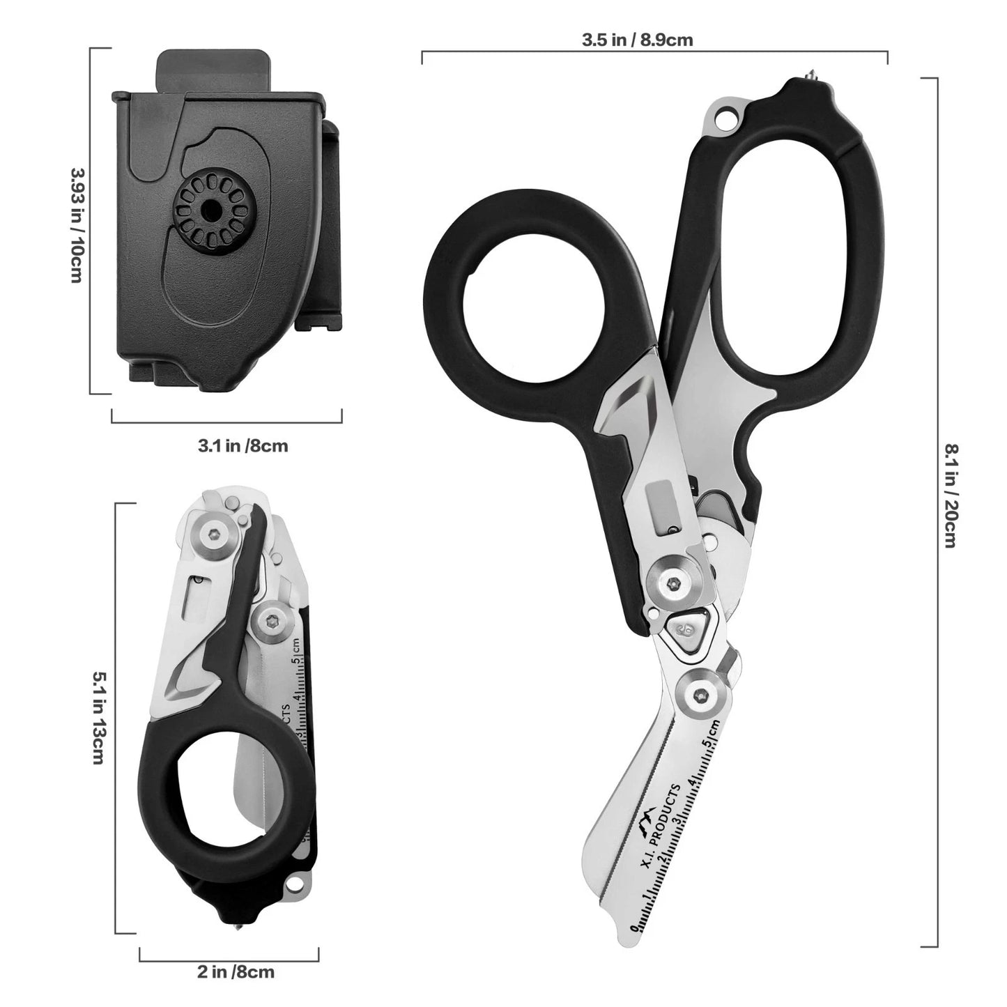 6-in-1 Versatile Foldable Trauma Shears