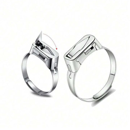 Stylish Stainless Steel Self Defense Ring