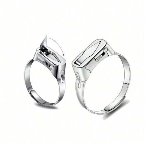 Stylish Stainless Steel Self Defense Ring