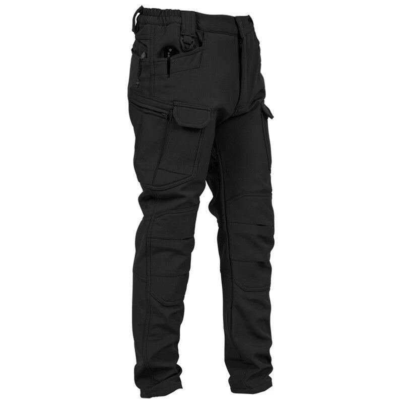 Men Waterproof Warm Fleece Pants for Outdoors