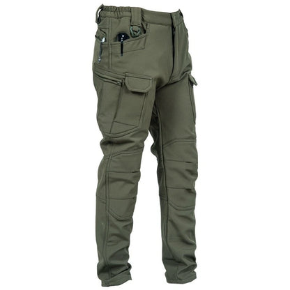 Men Waterproof Warm Fleece Pants for Outdoors