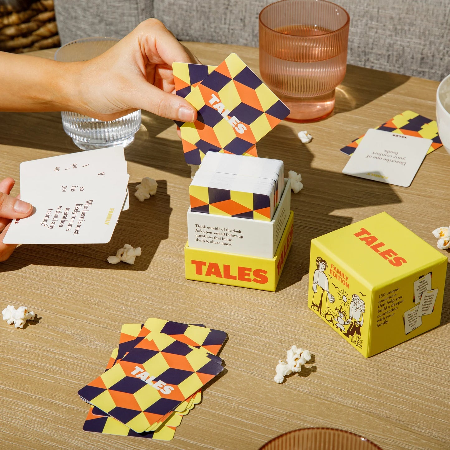 TALES Family Edition - 150 Conversation Cards for Family Games